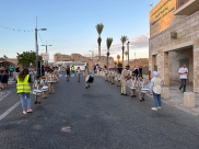 سرية كشاف النادي الإسلامي من يافا تُشارك في مسيرة كشفية بعكا 